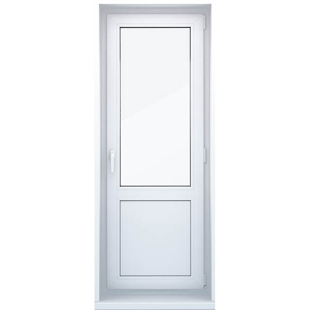 Балконная дверь с сендвич-панелью поворотно-откидная