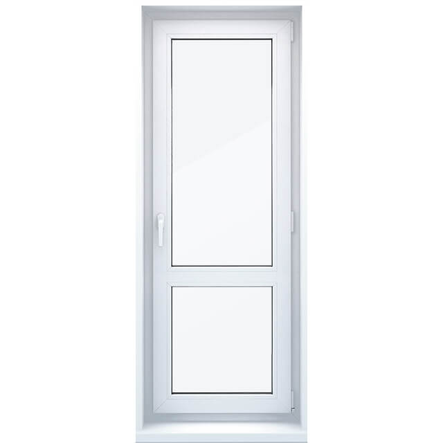 Балконная дверь стеклянная откидная