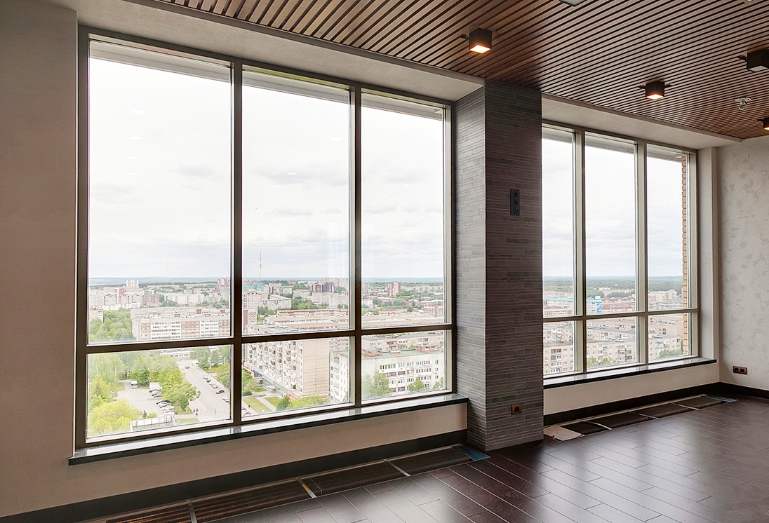 Алюминиевые окна в конструкции зимнего сада